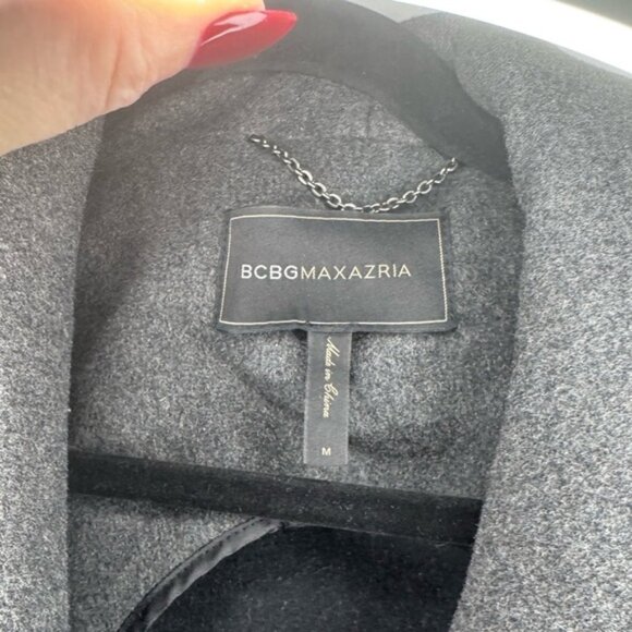 BCBGMaxAzria Gray Coat - Size M - Picture 5 of 16